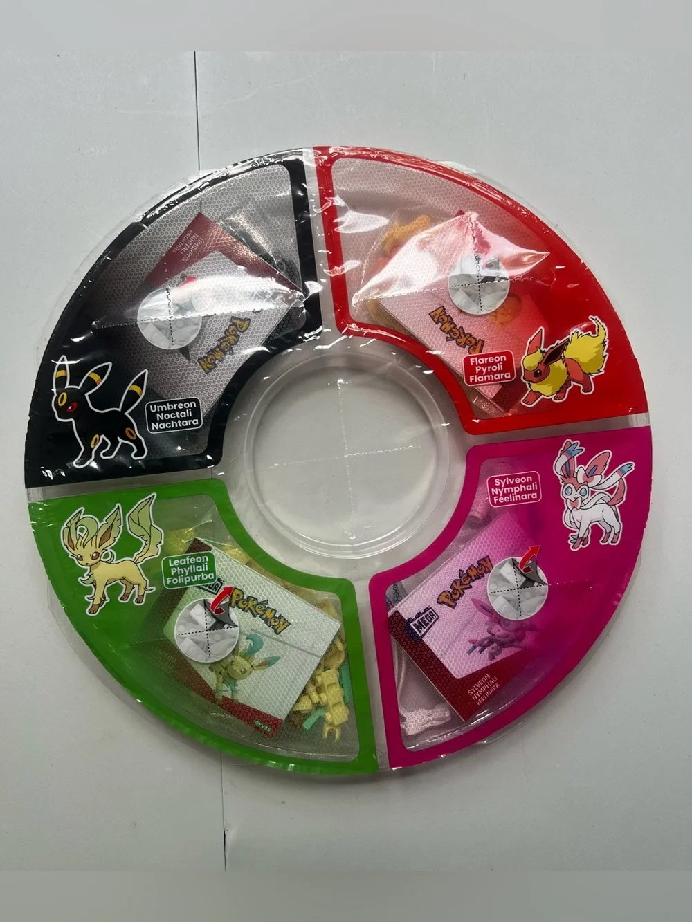 MEGA Pokemon Eevee Evolution Construction Set with character figures.